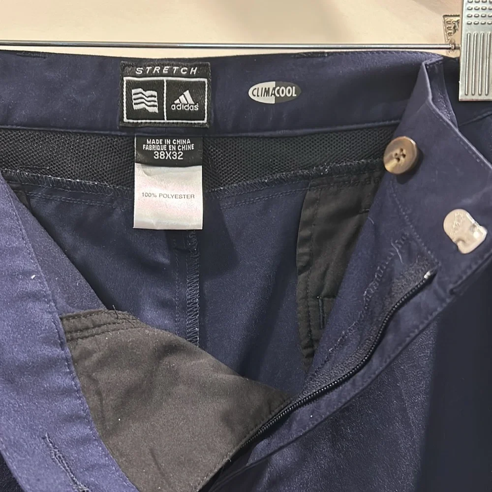 Like New! Adidas Climacool Stretch hike golf hunt Pants vented size 38x32 blue